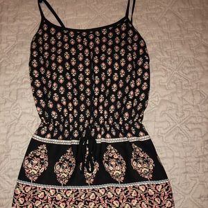 Spaghetti strap romper